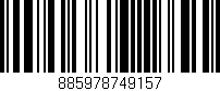 Código de barras (EAN, GTIN, SKU, ISBN): '885978749157'
