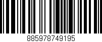 Código de barras (EAN, GTIN, SKU, ISBN): '885978749195'
