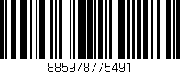 Código de barras (EAN, GTIN, SKU, ISBN): '885978775491'