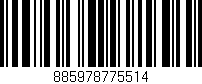Código de barras (EAN, GTIN, SKU, ISBN): '885978775514'