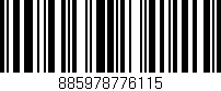 Código de barras (EAN, GTIN, SKU, ISBN): '885978776115'
