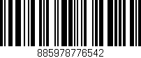 Código de barras (EAN, GTIN, SKU, ISBN): '885978776542'