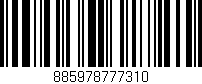 Código de barras (EAN, GTIN, SKU, ISBN): '885978777310'