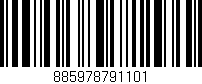 Código de barras (EAN, GTIN, SKU, ISBN): '885978791101'