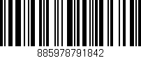 Código de barras (EAN, GTIN, SKU, ISBN): '885978791842'