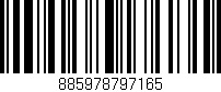 Código de barras (EAN, GTIN, SKU, ISBN): '885978797165'