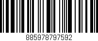 Código de barras (EAN, GTIN, SKU, ISBN): '885978797592'