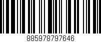Código de barras (EAN, GTIN, SKU, ISBN): '885978797646'