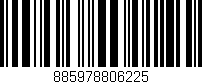 Código de barras (EAN, GTIN, SKU, ISBN): '885978806225'