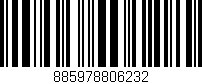 Código de barras (EAN, GTIN, SKU, ISBN): '885978806232'