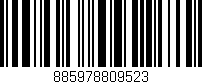 Código de barras (EAN, GTIN, SKU, ISBN): '885978809523'