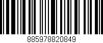 Código de barras (EAN, GTIN, SKU, ISBN): '885978820849'
