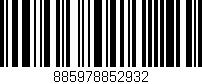 Código de barras (EAN, GTIN, SKU, ISBN): '885978852932'