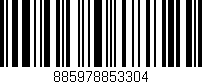 Código de barras (EAN, GTIN, SKU, ISBN): '885978853304'