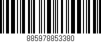 Código de barras (EAN, GTIN, SKU, ISBN): '885978853380'