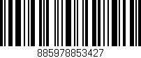 Código de barras (EAN, GTIN, SKU, ISBN): '885978853427'