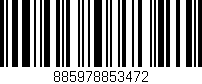 Código de barras (EAN, GTIN, SKU, ISBN): '885978853472'