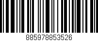 Código de barras (EAN, GTIN, SKU, ISBN): '885978853526'