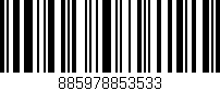Código de barras (EAN, GTIN, SKU, ISBN): '885978853533'