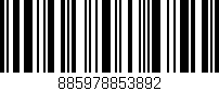 Código de barras (EAN, GTIN, SKU, ISBN): '885978853892'