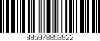 Código de barras (EAN, GTIN, SKU, ISBN): '885978853922'