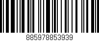 Código de barras (EAN, GTIN, SKU, ISBN): '885978853939'