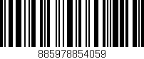 Código de barras (EAN, GTIN, SKU, ISBN): '885978854059'