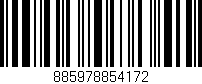 Código de barras (EAN, GTIN, SKU, ISBN): '885978854172'
