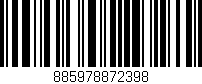 Código de barras (EAN, GTIN, SKU, ISBN): '885978872398'