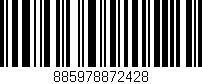 Código de barras (EAN, GTIN, SKU, ISBN): '885978872428'