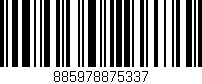 Código de barras (EAN, GTIN, SKU, ISBN): '885978875337'