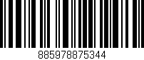 Código de barras (EAN, GTIN, SKU, ISBN): '885978875344'