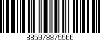 Código de barras (EAN, GTIN, SKU, ISBN): '885978875566'