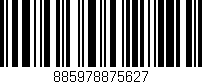 Código de barras (EAN, GTIN, SKU, ISBN): '885978875627'