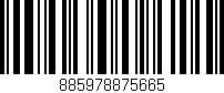 Código de barras (EAN, GTIN, SKU, ISBN): '885978875665'