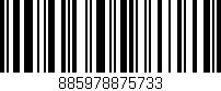 Código de barras (EAN, GTIN, SKU, ISBN): '885978875733'