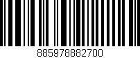 Código de barras (EAN, GTIN, SKU, ISBN): '885978882700'