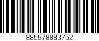 Código de barras (EAN, GTIN, SKU, ISBN): '885978883752'