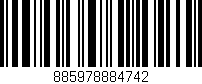 Código de barras (EAN, GTIN, SKU, ISBN): '885978884742'