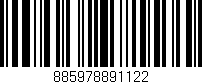 Código de barras (EAN, GTIN, SKU, ISBN): '885978891122'