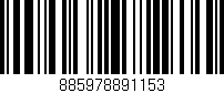 Código de barras (EAN, GTIN, SKU, ISBN): '885978891153'