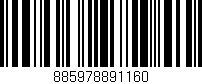 Código de barras (EAN, GTIN, SKU, ISBN): '885978891160'