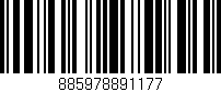 Código de barras (EAN, GTIN, SKU, ISBN): '885978891177'