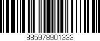 Código de barras (EAN, GTIN, SKU, ISBN): '885978901333'