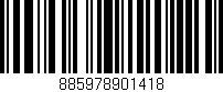 Código de barras (EAN, GTIN, SKU, ISBN): '885978901418'