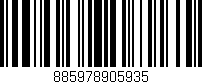Código de barras (EAN, GTIN, SKU, ISBN): '885978905935'