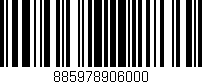 Código de barras (EAN, GTIN, SKU, ISBN): '885978906000'