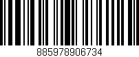 Código de barras (EAN, GTIN, SKU, ISBN): '885978906734'
