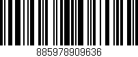 Código de barras (EAN, GTIN, SKU, ISBN): '885978909636'