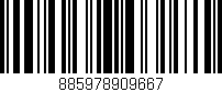 Código de barras (EAN, GTIN, SKU, ISBN): '885978909667'